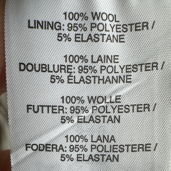 J.Crew Rhodes Women’s Black Wool Blazer Size 6 Classic Two-Button NWOT - Picture 12 of 15